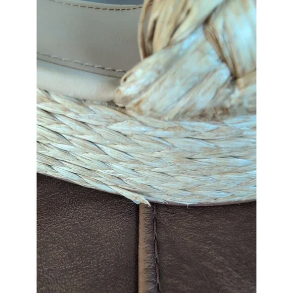 Marc Fisher Steel Platform Sandal, Women's Size 10M, Light Natural New - Picture 13 of 15